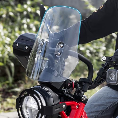 WOOGA CT 125 Windshield fit for Ho&nda Hunter Cub CT125 CT 125 Trail 125 Accessories 2020 2021 2022 2023 2024 2025 Motorcycle Accessories Windscreen Wind Deflector (Light Smoke)