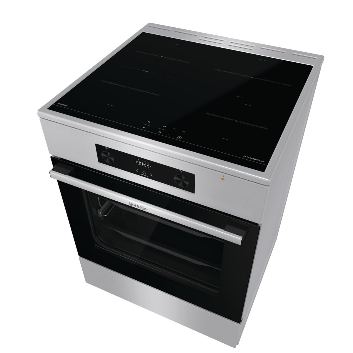 Gorenje GEIT6C60XPG Elektro Standherd 60 cm 71 Liter Induktionskochfeld Edelstahl