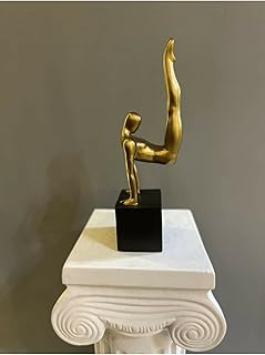 Gymnastic Man Statue Sculpture Home Decor Statues Figurines Figurine Home Decor Sculpture Modern Style Decor Home Decorations Rustic Home Decor Housewarming Gift Sculptures Office Decor