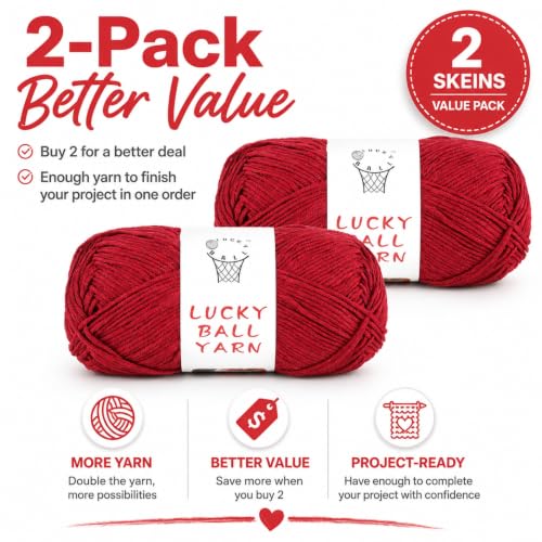 Image of 200g Milk Cotton Yarn,Yarn for Crochet,Amigurumi Yarn,Crochet Yarn for Crocheting,Cotton Yarn,Soft Yarn for Sweater,Hat,Socks,Blankets(Angola red)