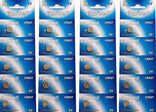 Eunicell Cr927 Lithium Blister Pack 3V 3 Volt Coin Cell Batteries (40 Pcs) #TOP16