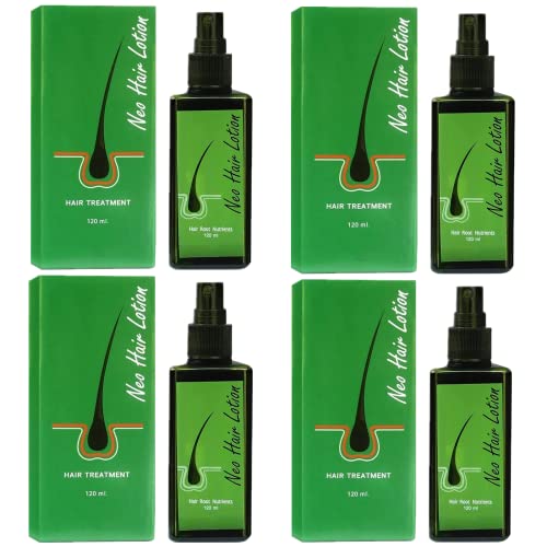 4Pack Hair Lotion Hair Growth Serum for Men and Women, 120ml Hair Regrowth Lotion Hair Growth Care, Hair Growth Treatment, Anti Hair Loss, Promotes Thicker, Stronger Hair, Longer Hair (4Pack)