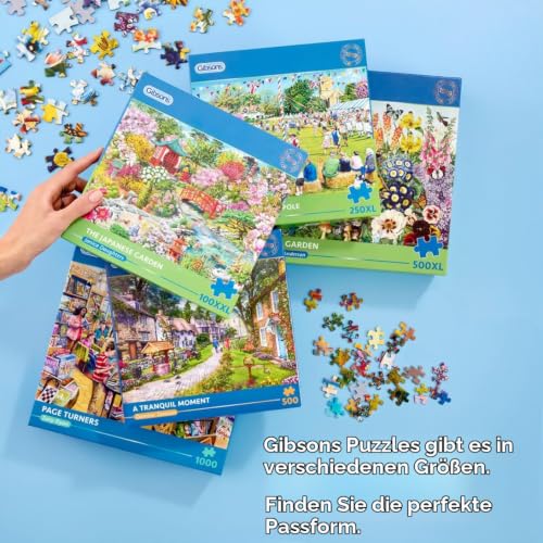Gibsons Weihnachts-Puzzle Erwachsene 4x500 Teile Trevor Mitchell – Ansicht 8