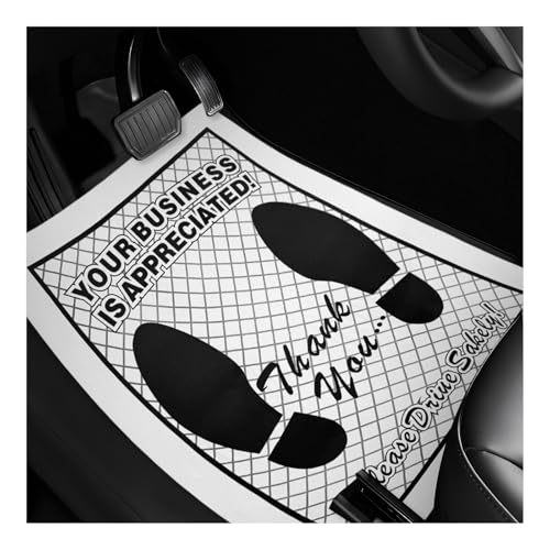 Tapis de sol en papier jetables pour voiture Lot de 100 protections auto blanches 48x39 cm