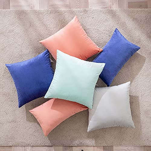 Image of MIULEE Pack of 2 Greyish White Velvet Throw Pillow Covers 12x20 Inch Soft Solid Decorative Set Lumbar Cushion Cases for Spring Couch Sofa Bedroom