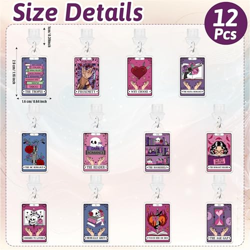 Tapón antipolvo Tipo C Tarot Dark Romance de Y1tvei con 12 piezas para lector electrónico 4
