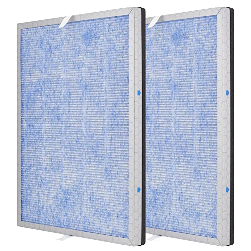 Asheviller MSA3/MSA3S Filter Replacement, Compatible with Membrane Solutions MSA3 and MSA3S Smart Air Purifier, ?Upgraded?3-in-1 H13 True HEPA Filter, 2 Pack