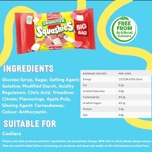 Swizzels Matlow Squashies Drumstick 60g Pack de 30 miniatura 2