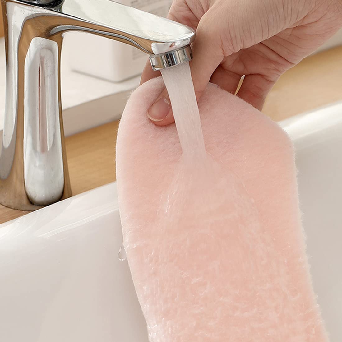 Copriwater Autoadesivo Morbido - Set 4 Paia Lavabile - Foto 2