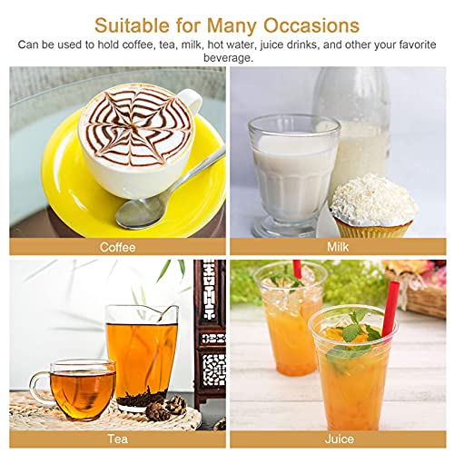 Cabilock Conjunto de xícaras e pires chineses erâmicos de porcelana de cappuccino xícara de café da