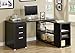 Monarch Specialties Computer Desk - Left or Right Facing Corner | Capuccino