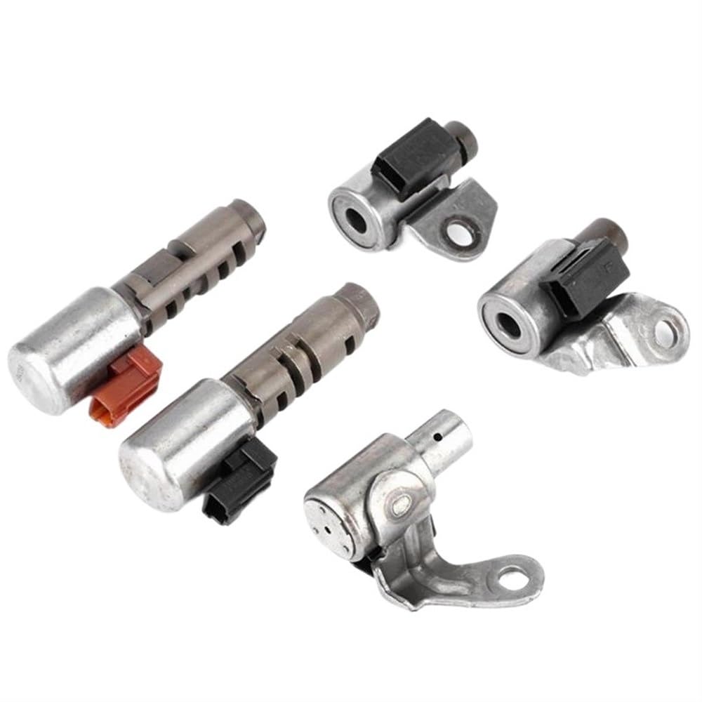 Wxnlbb One Color 5Pcs U340e,U341e,U341f Transmission Solenoid Valve Kit Compatible With 1999-Up Lexus Compatible With Toyota Corolla S 1.8L Zre142l Nze121 1Nz-Fe