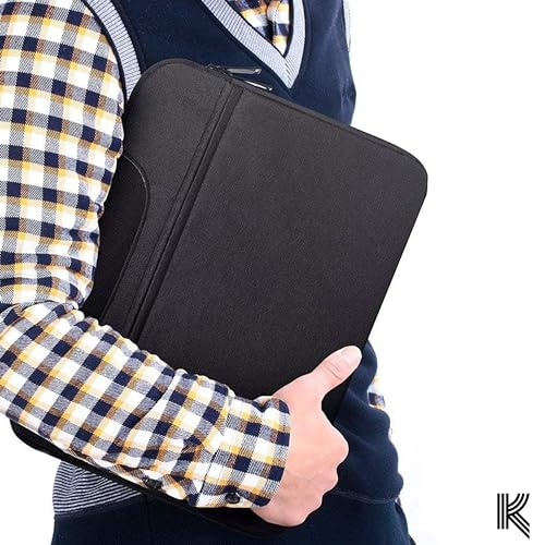 Image of Kraptick Laptop Bag with Handle for Men, Laptop Sleeve Bag, Hand Messenger Bag, Laptop Case for Girls, Laptop Carry Tote Bag with 15.6 Inch Laptop Compartment and Sleek Classic Design