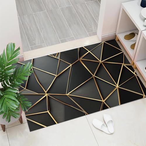 Tapis entrée intérieur absorbant et lavable avec base antidérapante - 3