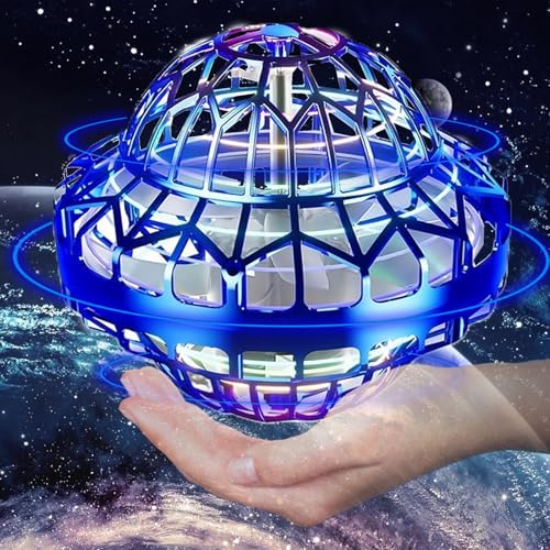 YKHSUAOU Fliegender Ball für Kinder, Flying Ball, Drohne Hover Orb Balls, Boomerang Balls UFO Fliegender Spielzeug Geschenk für Kinder Erwachsene ab 6 8 10 12 Jungen Mädchen Indoor & Outdoor Spielzeug