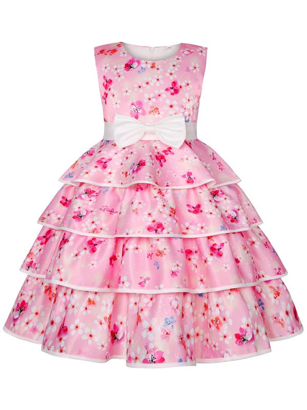 Image of Niren Enterprise Multipatteren Baby Girl's Knee Length Frocks with Digital Prints