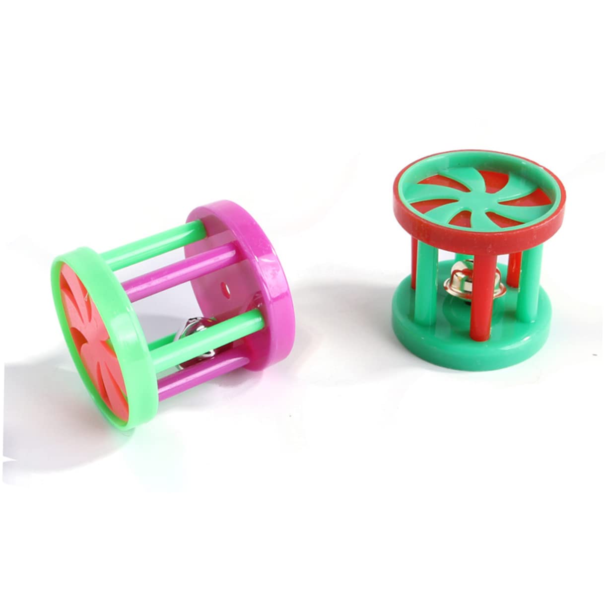 VANZACK 48 Piezas Campana Gato de Juguete Juguetes de gatera para Gatos Juguete Interactivo para Gatos Gato Jugando a la Pelota Gatito burlas Juguetes Mascota Necesidad