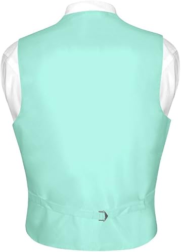 Miniatura 2 de Conjunto de chaleco de vestir y corbata para hombre, color turquesa y azul aguamarina, Turques, aqua, azul