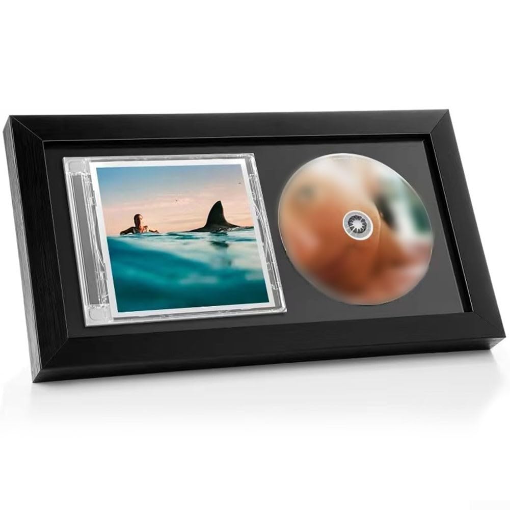 Houten CD DVD Standplank Valenza Glazen Deur