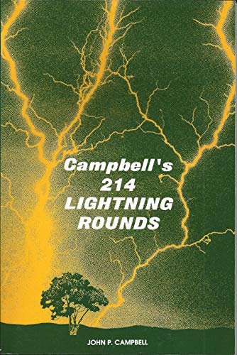 Campbell's 214 Lightning Rounds 094432231X Book Cover