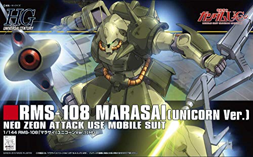 Hguc Mobile Suit Gundam Uc Rms 108 Marasai Unicorn Ver. 1144 Scale Color Coded Plastic Model [Import Japonais] - vue 4