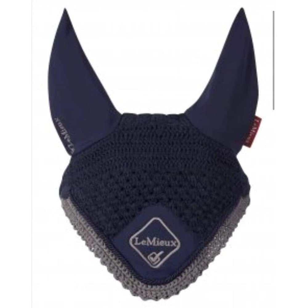 LeMieux Classic Crochet Fly Hood with Comfortable Lycra Ears - Sport Horse Wear for Competitive Rider — view 5
