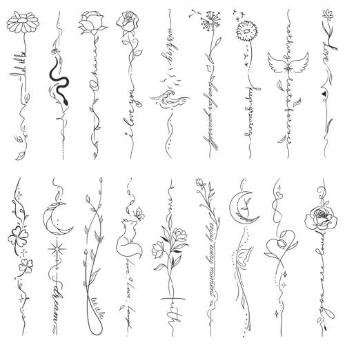 VelvetGlow Semi-Permanente TemporäRe Tattoos FüR...