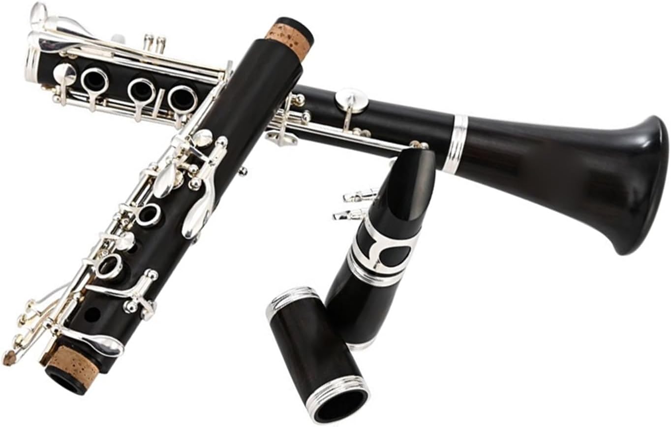 Clarinet Instrument B Flat Bakelite Beginner Craft Clarinet Instrument(3)