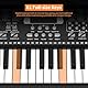 Digital Piano Klavier 61 Tasten & Noten Notenständer-Tragbares Elektronisches Keyboard-Musikinstrument mit Lautsprechern und Unterrichtsmodi,Begleitautomatik Geeignet für Anfänger/Erwachsene-A3