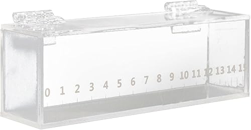 Miniatura 7 de Caja de visualización de peces de pesca de acrílico con tapa, mini acuario al aire libre e interior, pequeña, portátil, caja segura para criadores