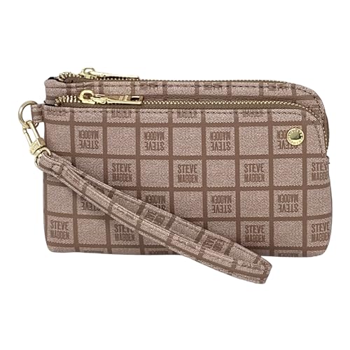 Steve Madden Women's Btrell Wristlet (Brown, One Size)