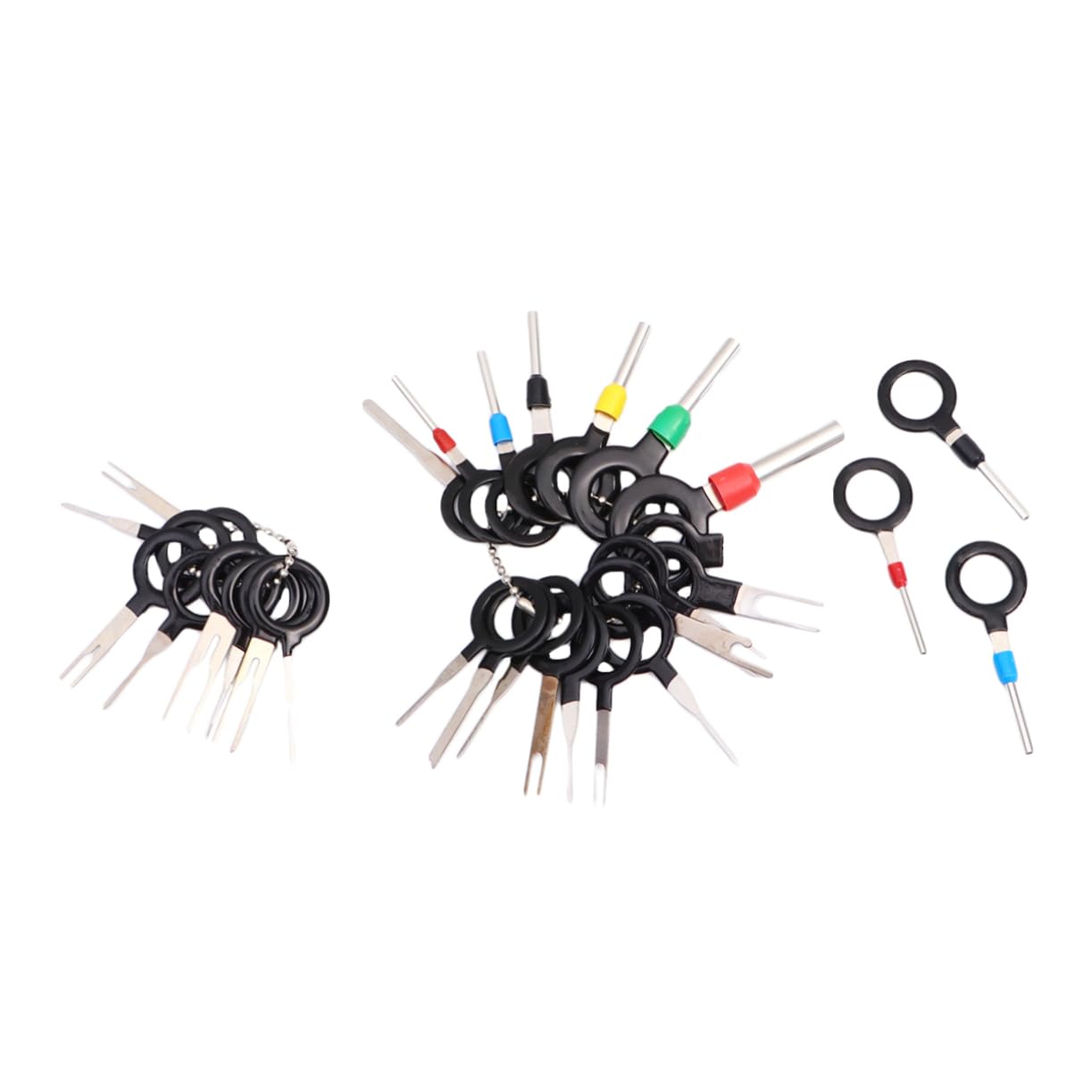 DECHOUS 29Pcs Pin Extractor Tool for Automotive Wiring Terminal Removal Damage Connector Release Durable High Hardness Needle Tools for Electric Connectors and Wiring