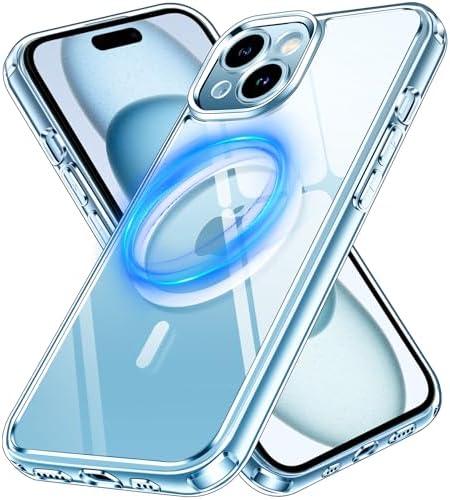 Acheter Coque De Téléphone De Luxe Avec Chargement Sans Fil Magsafe Pour IPhone 16 15 14 13 12 11 Pro Max Plus, Coque Transparente Antichoc - Foto 3