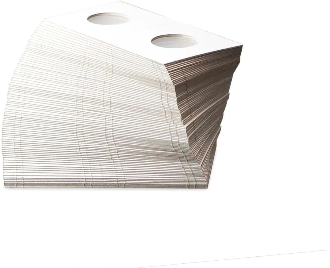 BCW 2x2 Coin Flips for Quarters – 100 Count | Archival Coin Holders with Clear Polyester Window | Staple or Tape to Seal | Fits Most Coin Storage Flips