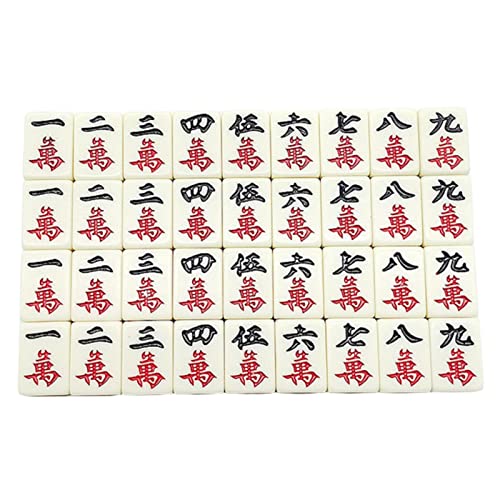 Juego de Mesa Tradicional Mah Jong Chino, 144 Fichas miniatura 5