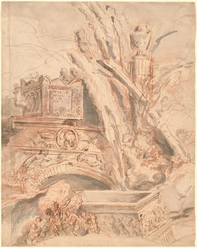 Affiche Grottesco Piranesi pour décorer un salon chic en 60x90