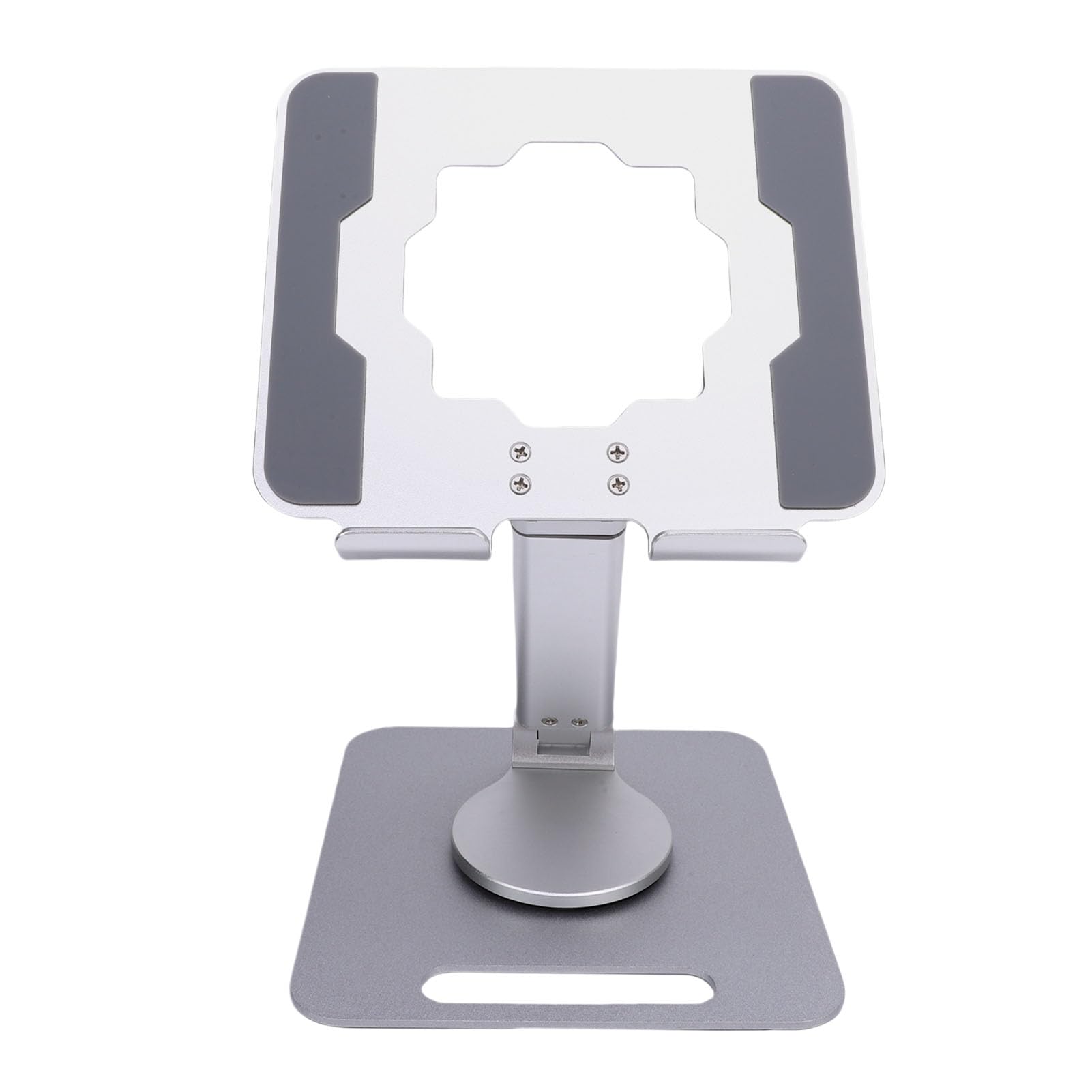 Supporto per Tablet Pieghevole e Girevole con Regolazione per Scrivania, Supporto Stabile per Telefono da Tavolo Postura Cervicale Sana (SILVER)