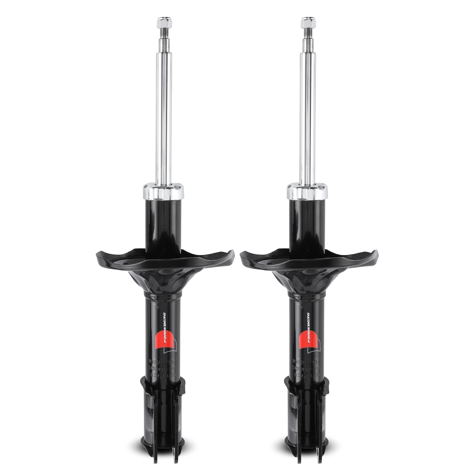 Frankberg 2 ammortizzatori anteriori da 551 mm a pressione di gas MR353742 | Compatibile con: Pajero Pinin H6W H7W
