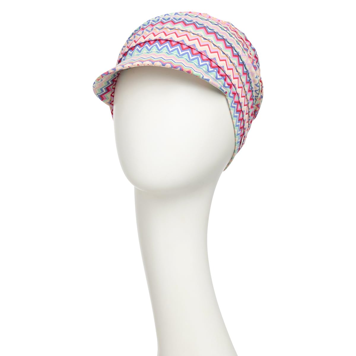 Christine Headwear Gorro Oncológico HocYoga Cap Zigzag Vibes 1600-4079 | Gorra Quimioterapia de Bambú Estampada Factor Solar 50+