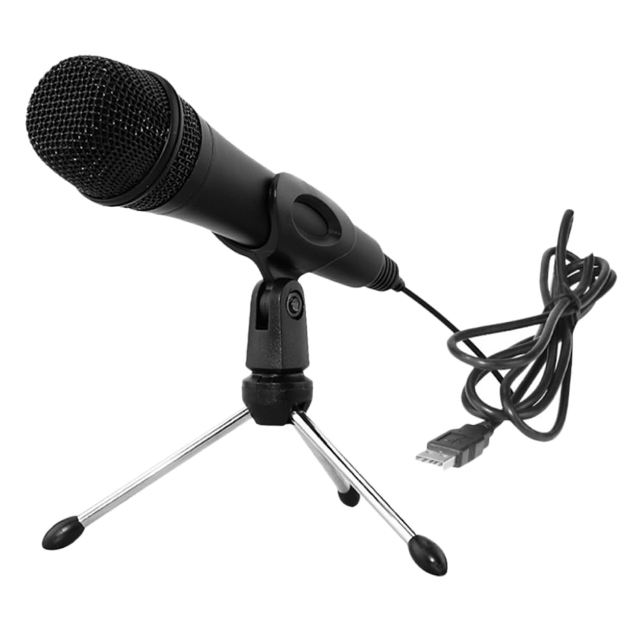 Toyvian Microfono Condensatore USB Professionale e Struttura in Abs e Metallo Connessione Stabile per Prestazioni in Diretta per Streaming e Gaming