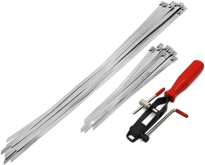 Joint Banding Boot Axle Clamp Tool ATV Auto CV with 20PCS CV Half Shaft Boot Band Buckle Clamps Repair Install Tools(Tool)