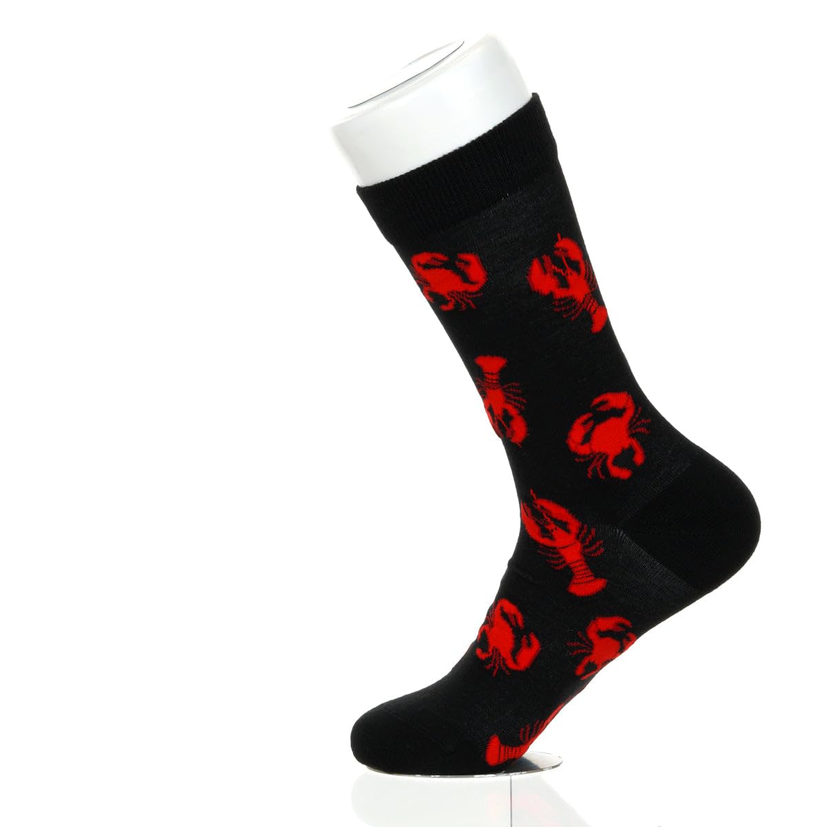 Sock Atomica Unisex Lobster And Crab Fancy Colorful Cotton Comfy Novelty Funny Dress Socks Surf-Seashore Patterned, Large