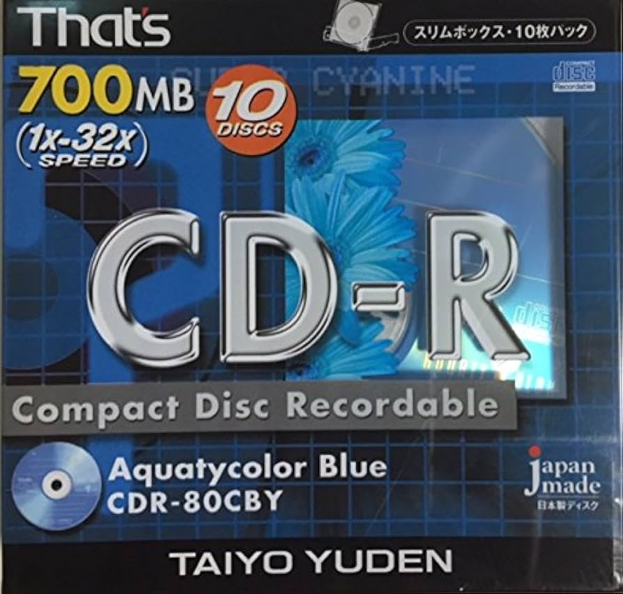 太陽誘電 That's CD-R 700MB 200枚入 エコパック B Amazon.co.jp: 太陽誘電製 That's DVD-Rデータ用 エコパック 16