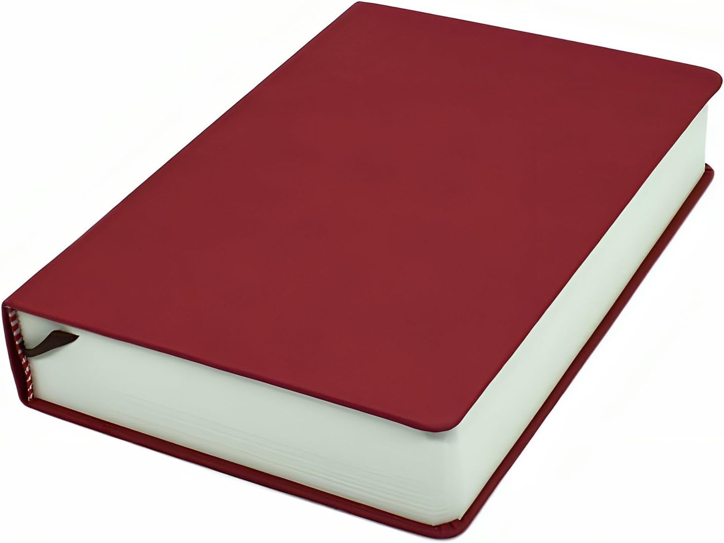 receip 330 Sheets Extra Thick Sketchbook Blank Notebook,80GSM Wood Free Paper Drawing Pad, PU Leather Soft Cover with Ribbon Bookmark for Pencil Pen Ink Sketching Journaling, 660 Pages (Red,A5)