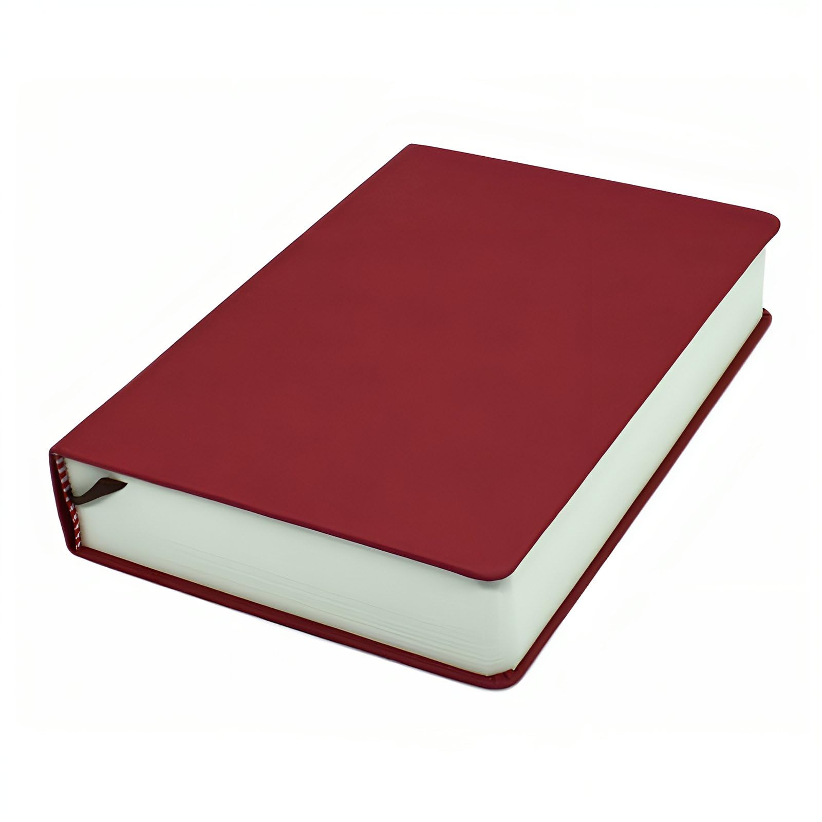 Carnet de croquis à couverture rigide en cuir synthétique 660 pages 80 g/m² (rouge, A5)
