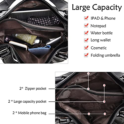 DIRRONA Elegante Donna Borse a Mano Casual