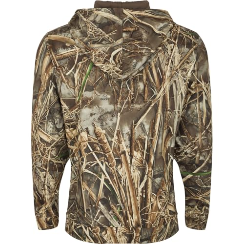 Drake Waterfowl Youth MST Performance Hoodie, Drake Youth Camo Hoodie, Kid's Hunting Hoodie (US, Alpha, Small, Regular, Max-7)2