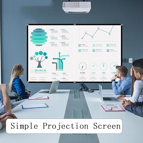 Pantalla de proyector plegable 200 pulgadas 4:3 HD portátil miniatura 3
