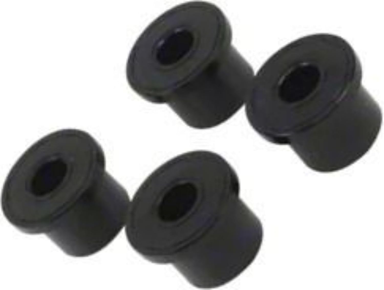 APDTY 175408 Shackle Bushing Kit; Front Or Rear; Includes 8 Bushing Halves and 4 Sleeves; Compatible With 1987-1995 Jeep Wrangler; Replaces 52002553K