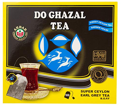 Do Ghazal 100er Beuteltee Schwarz Tee Earl Grey Aroma- á 2g Alghazaleen